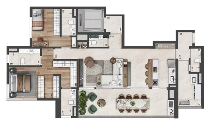 Imagem Apartamento em Real Parque - São Paulo SP