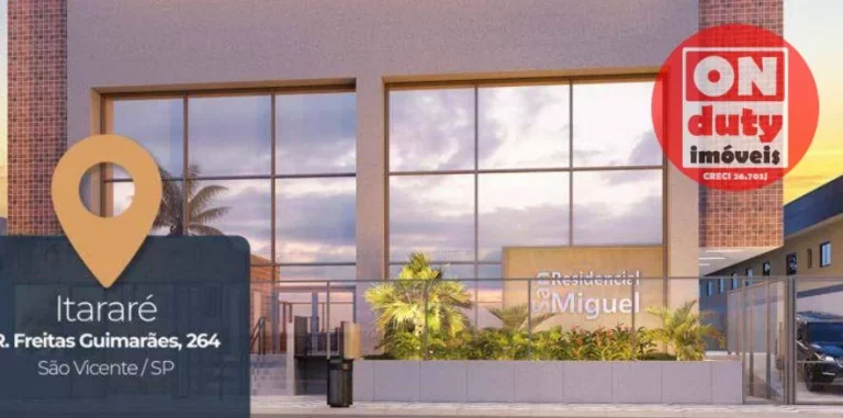 Imagem Espetacular Apartamento com 3 dormitórios 01 suíte prédio com lazer à venda, 85 m² por R$ 890.000 - Itararé - São Vicente/SP