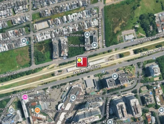 Imagem Vendo maravilhoso terreno 5467m², na Av Américas, em frente ao Recreio Shopping, com 61,82m testada para Av Américas. Local privilegiado. Ultimo dispn