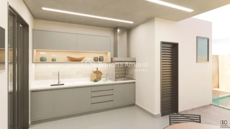 Imagem Linda casa térrea em construção à venda no renomado Condomínio Dolce Vita, em Paulínia! Locali...