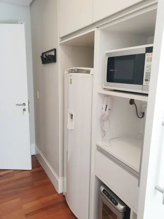 Imagem Studio 44M², 1Q, 1 Banheiro, 1 Vaga, Espaço Gourmet, Espaço Zen, Hidromassagem, Home Cinema, Piscina, Academia, Salão de Festa, Salão de Jogos, Sauna.