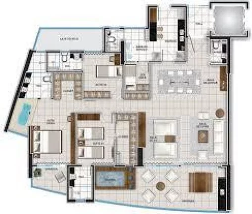 Imagem Apartamento 3 dormitórios para Venda em Teresina, São Cristovão, 3 dormitórios, 3 suítes, 5 banheiros, 3 vagas