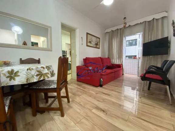 Imagem Apartamento com 1 dormitório à venda, 47 m² por R$ 300.000,00 - Guilhermina - Praia Grande/SP