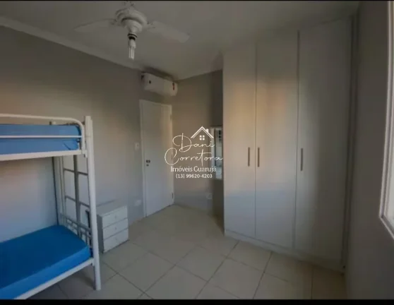 Imagem Apartamento de 3 Quartos na Enseada, Guarujá-SP 2 Salas, 2 Banheiros, 1 Vaga de Garagem 80 m² de Área