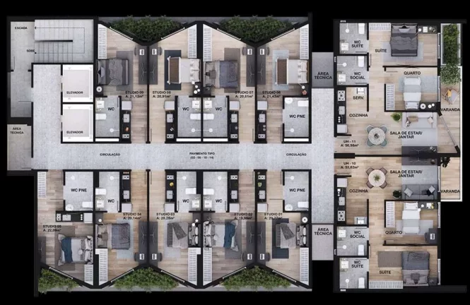 Imagem Flat Moderno e Sofisticado em Manaíra – 21 m² de Conforto Inteligente!