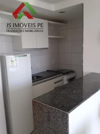 Imagem Flat de luxo para locação em Recife-PE, no bairro Setubal - 1 quarto, 1 suíte, 2 salas, 1 banheiro, 1 vaga, 30m².