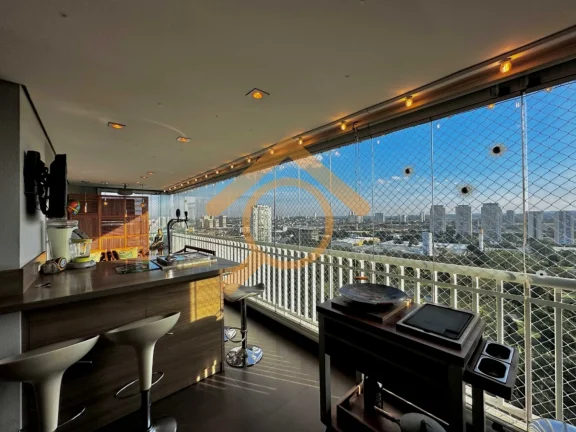 Imagem Apartamento de luxo no Jardim Marajoara: 4 quartos, 3 suítes, 3 salas, 5 banheiros, 3 vagas, 233m² - Condomínio Iepe Golf.