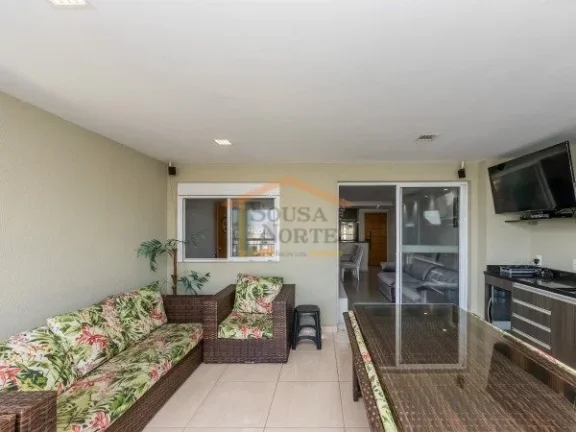 Imagem Apartamento com 96 m², mobiliado (porteira fechada), com 3 dormitórios sendo 1 suíte, sala para d...