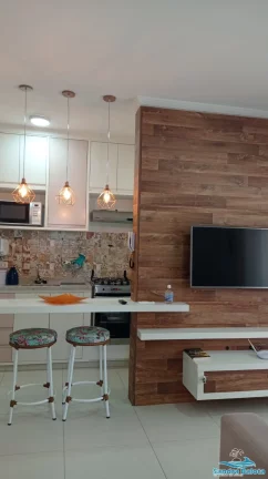 Imagem Apartamento à 300 metros da Praia das Toninhas/2 dormitórios
