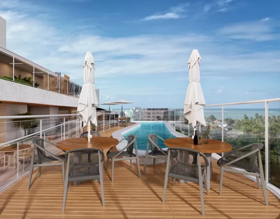 Imagem Apartamento à venda em Cabedelo, Ponta de Campina, com 2 quartos, 66,44m2