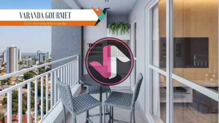 Imagem Condomínio Villaggio Volare Bairro Goiabeiras Cuiabá MT Apartamento de 2 Quartos, sendo 1 Suíte (...