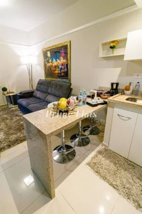 Imagem Flat disponível para venda no Ninety Hotel no Jardim Paulista, com 33m², 1 dormitório e 1 vaga