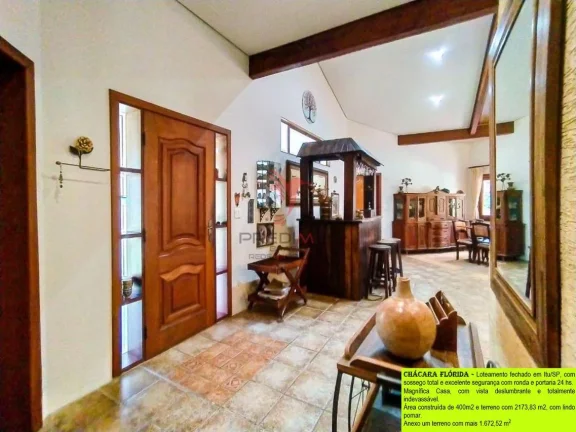 Imagem VENDO Magnífica Casa plana em Itu/SP, com piscina , vista deslumbrante e sossego total