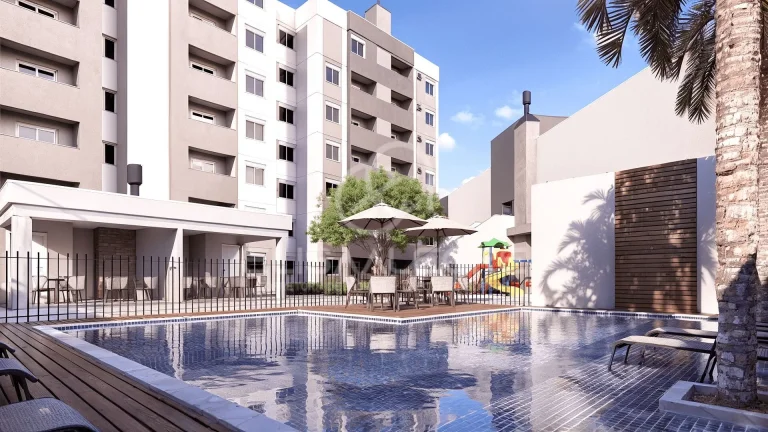Imagem Nápoles Clube Residencial - Apartamento 2 quartos com sacada e churrasqueira – Na planta – Estância Velha, Canoas