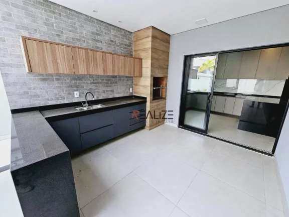 Imagem Casa moderna com 3 suítes à venda, 162 m² por R$ 1.450.000 - Condomínio Jardins Di Roma - Indaiatuba/SP