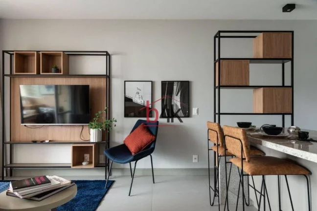 Imagem Apartamento studio mobiliado no Campo Belo - SP