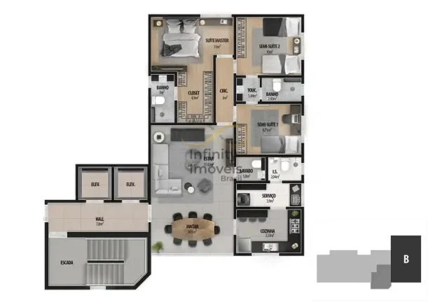 Imagem ORSINI - Apartamento à venda no bairro São Bento - Belo Horizonte/MG