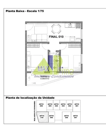 Imagem APARTAMENTO 02 DORMITÓRIOS/SACADA/PISO LAMINADO/