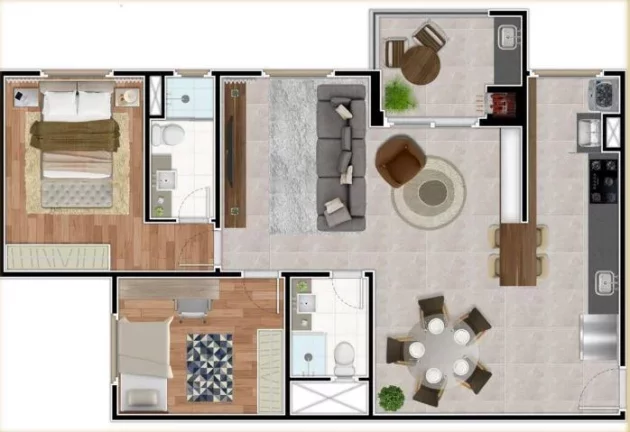 Imagem Apartamento para Venda em Santo André / SP no bairro Casa Branca