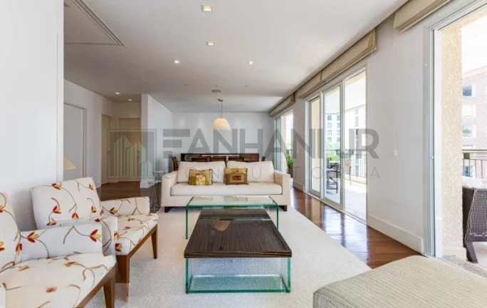 Imagem Apartamento de alto padrão com 4 quartos e 4 vagas no Jardim Paulista, São Paulo-SP - 266m² - Venda ou Locação!