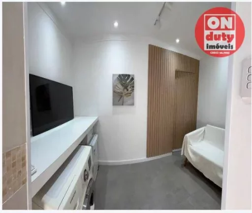Imagem Apartamento com 1 quarto à venda, 30 m² por R$ 335. - Aparecida - Santos/SP