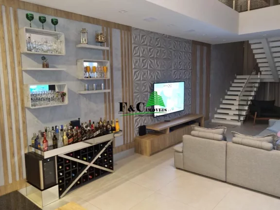 Imagem Casa em Condomínio para Venda em Paulínia, Parque Brasil 500, 4 dormitórios, 4 suítes, 2 banheiros, 2 vagas