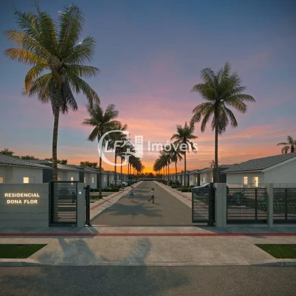 Imagem Casa em Condomínio à Venda em Campo Grande-MS - Jardim Tarumã 2 Quartos, 1 Banheiro, 1 Vaga de Garagem 42m² de Área