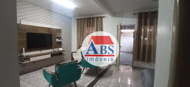 Imagem Amplo Sobrado com 5 dormitórios à venda, 198 m² por R$ 340.000 - Jardim Nova República - Cubatão/SP