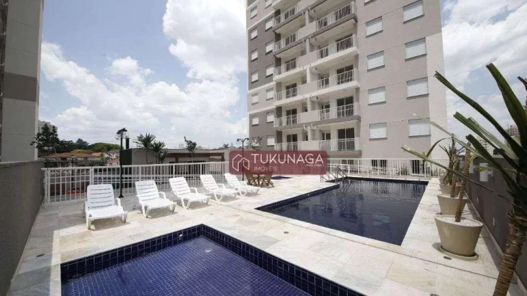 Imagem Apartamento Up Lago dos Patos com 2 dormitórios à venda por R$ 445.000 - Vila Galvão - Guarulhos/SP
