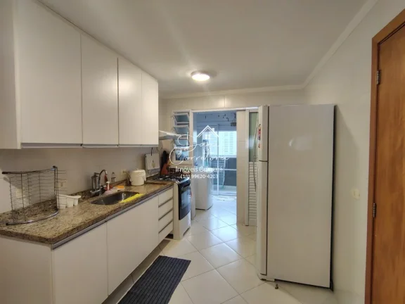 Imagem Aluguel de Apartamento Impecável na Vila Alzira, Guarujá-SP: 3 quartos, 3 suítes, 2 salas, 4 banheiros, 2 vagas, 149m².