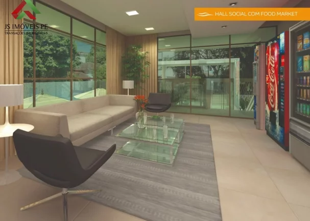 Imagem Apartamento à venda em Candeias, Jaboatão dos Guararapes-PE: 1 quarto, 1 sala, 1 banheiro, 1 vaga, 23,87m²!