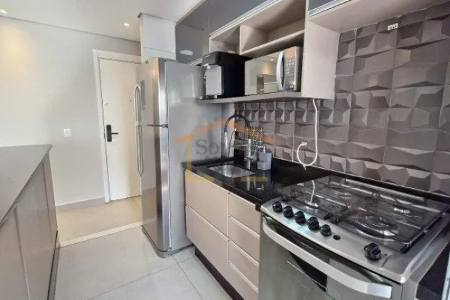 Imagem Apartamento de 67m², com 2 dormitórios, sendo 1 suite, sala integrada à cozinha e varanda gourmet...