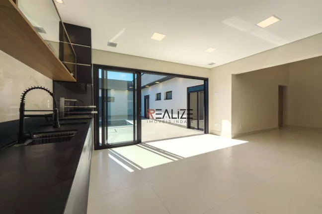 Imagem Casa moderna com 3 suítes e escritório à venda, 230 m² por R$ 1.730.000 - Condomínio Park Gran Reserve - Indaiatuba/SP