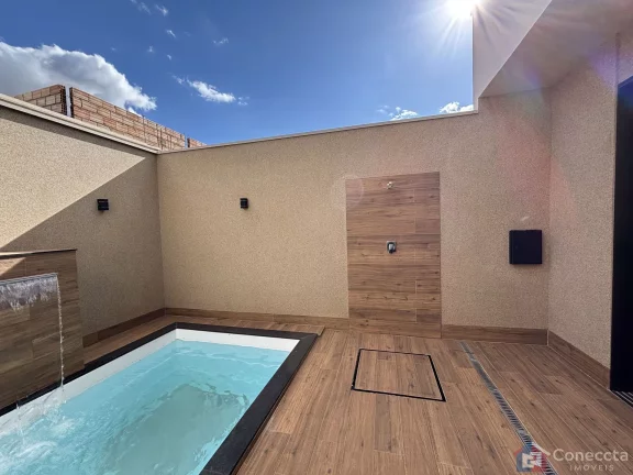 Imagem Casa Alto Padrão à Venda no Campos Elíseos em Patos de Minas – 3 Quartos, Piscina e Área Gourmet