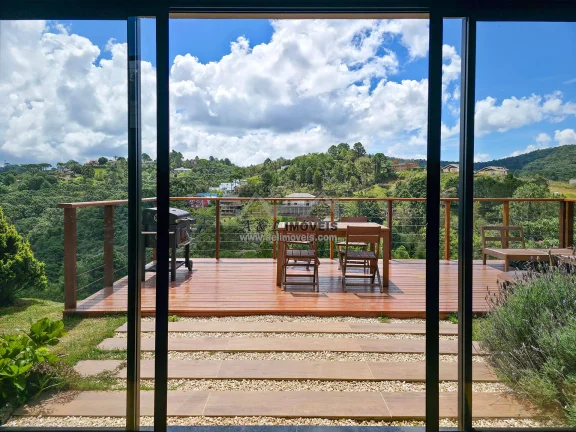 Imagem Casa condomínio fechado Campos do Jordão – 4 suítes, porteira fechada