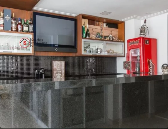 Imagem Lindo apartamento alto padrão, 184m, 2 por andar, elevador privativo, 4 dormitórios sendo 3 suítes, churrasqueira a carvão na varanda