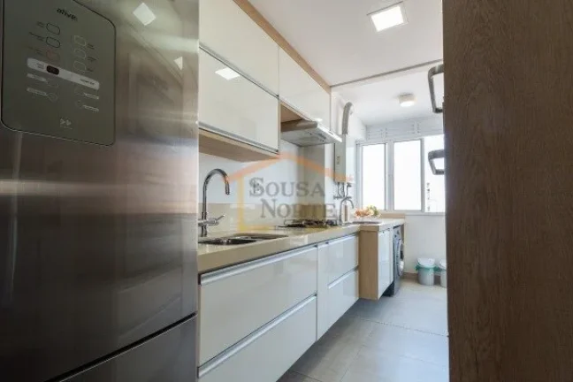 Imagem Apartamento de 88m² com 3 dormitórios, sendo 1 suite, 2 banheiros, 2 vagas e depósito. Possui sal...