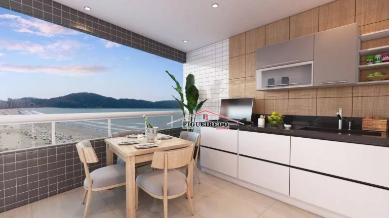 Imagem Apartamento à venda, 81 m² por R$ 700.476,73 - Vila Guilhermina - Praia Grande/SP