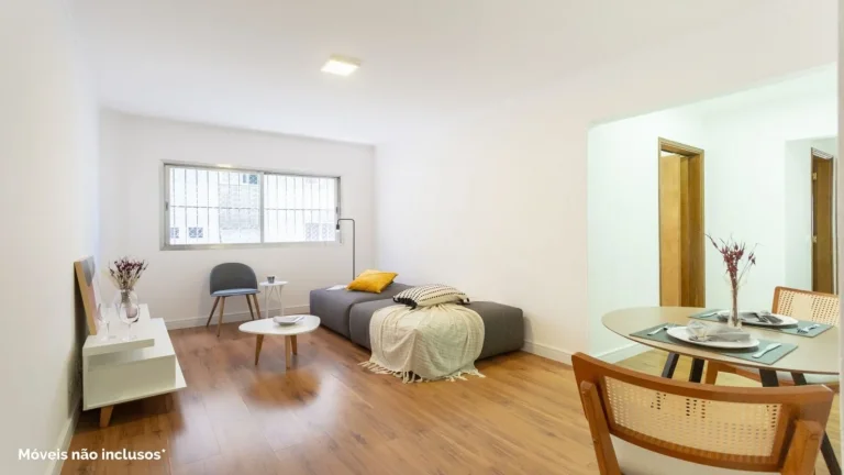 Imagem Apartamento 61M², 2Q, 1 Banheiro, 1 Vaga, Portaria 24h, Armários.