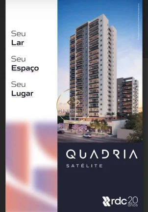 Imagem Pré-lançamento Quadria Satélite, RDC Construtora, Sjc.