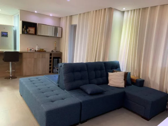 Imagem Apartamento Mobiliado / Porteira fechada com 2 dormitórios à venda, 84 m² por R$ 640.000 - Vila América - Santo André/SP