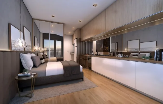 Imagem Apartamento Liberdade - 24M², 1 Dorm, 1 Suíte, Lazer Completo.