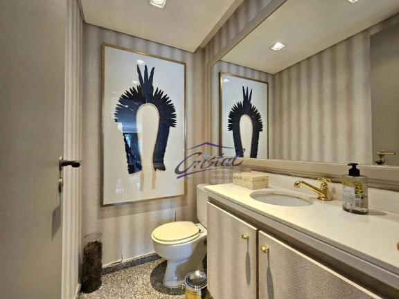 Imagem Apartamento com 3 dormitórios (3 suítes) à venda, 162 m² - Moema - São Paulo/SP