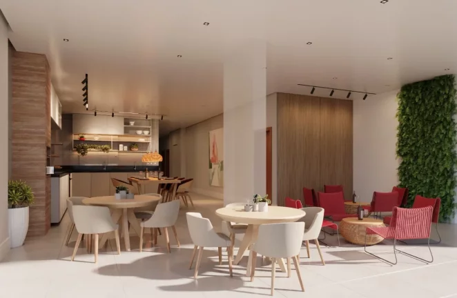 Imagem Lançamento Residencial Gabriella Almeida em Construção composto por 2 ou 3 quartos à venda na Praia do Morro, Guarapari-ES