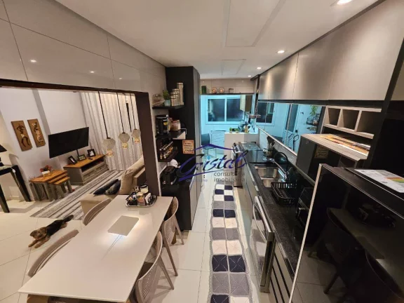 Imagem Apartamento com 3 dormitórios à venda, 121 m² por R$ 970.000 - Boqueirão - Praia Grande/SP