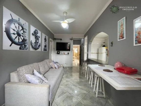 Imagem Apartamento com 2 dormitórios à venda, 50 m² por R$ 279.000 - Aviação - Praia Grande/SP