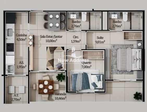 Imagem Apartamento 2 quartos na terceira quadra do mar de Itaparica!