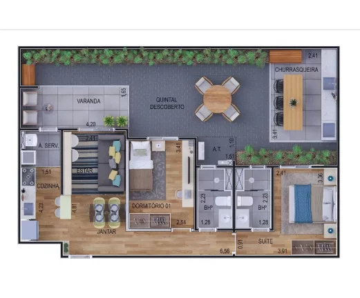 Imagem Residencial Mirandela - lançamento - ao lado do Bauru Shopping
