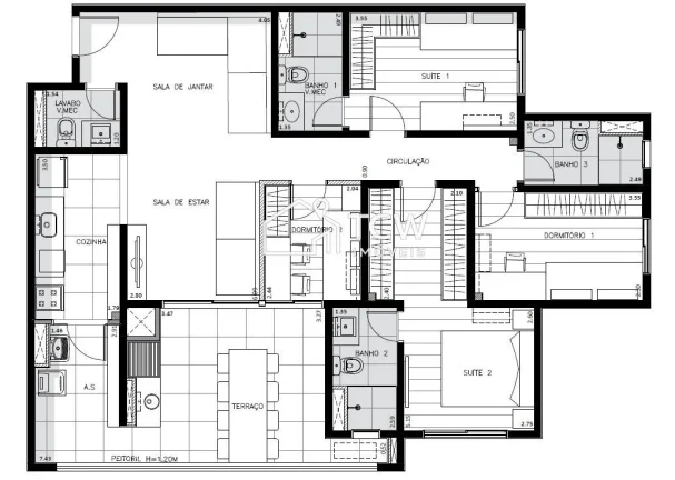 Imagem Apartamento Padrão 110m2
