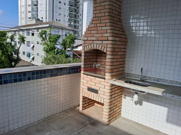 Imagem Belíssima casa alta Duplex em Santos na Ponta da Praia com duas garagens e churrasqueira a venda por R$ 990.000,00